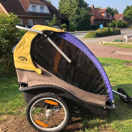 Grosszuegiges Reetdachhaus An Der Nordsee Langenhorn Kültér fotó
